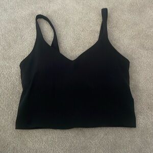 black lululemon align tank size 6